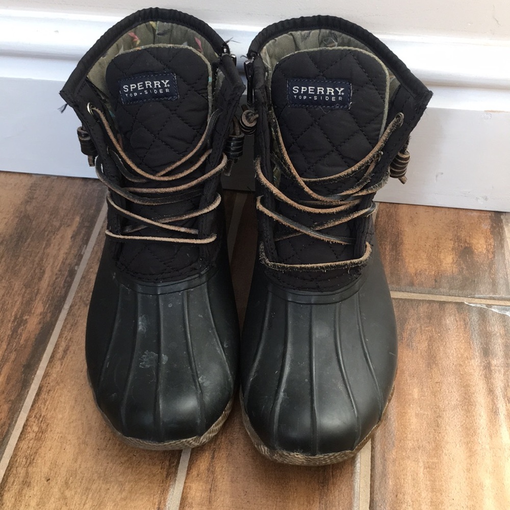 Sperry Pleated Duck Boots